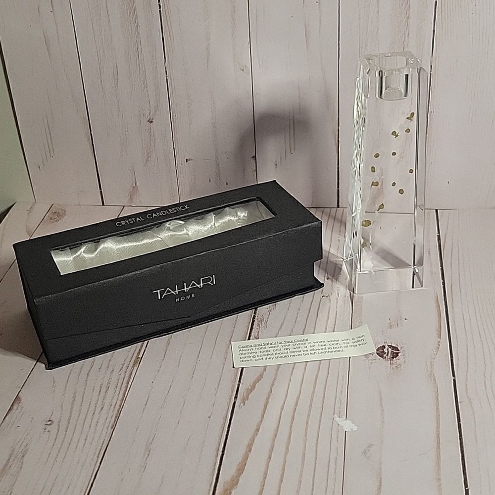 TAHARI Home VINTAGE Crystal Candlesticks